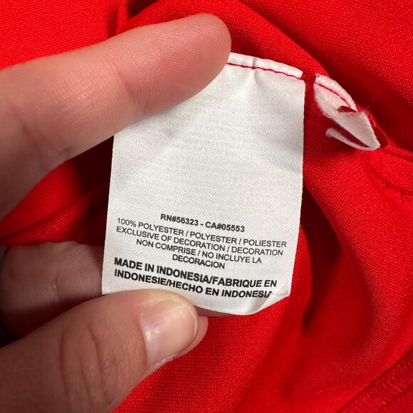 Nike Polo Shirt Mens Large Red New England Patriots NFL On Field Apparel - Picture 10 of 15